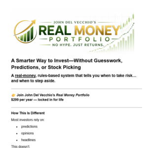 John Del Vecchio's Real Money Portfolio